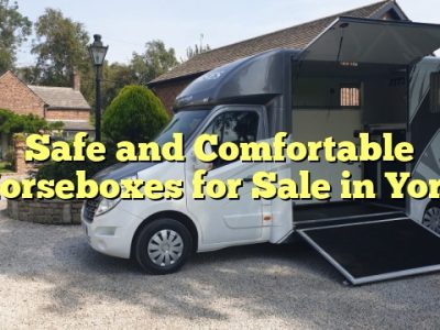 Safe and Comfortable Horseboxes for Sale in York